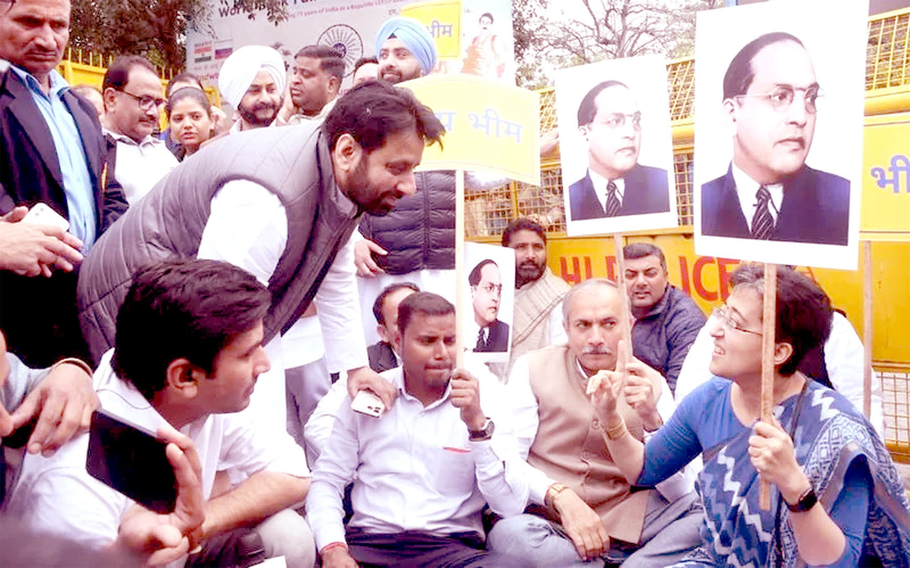 AAP MLAs barred from entering Delhi Assembly: Atishi